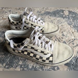 Vans Old Skool Primary Check Shoe - Men’s 8